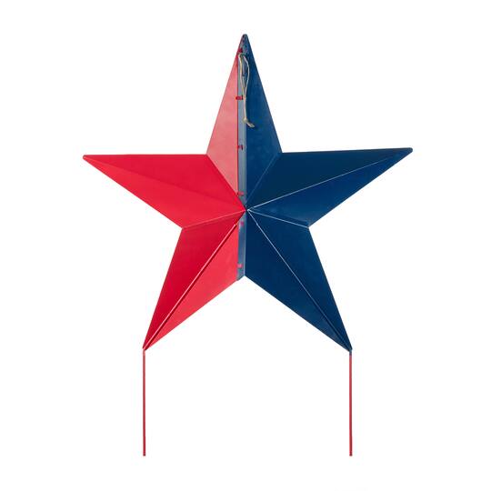 Glitzhome® 30.75" Metal Patriotic Yard Stake Décor